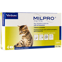 VIRBAC MILPRO KITTEN 0.5 - 2 KG