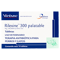 VIRBAC RILEXINE 300 MG 14 TABLETAS
